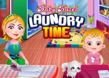 Baby Hazel Laundry Time