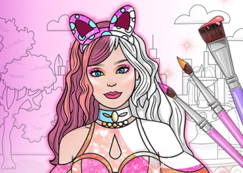 Dress Up Games & Coloring Book