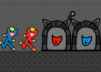 Red and Blue Stickman Huggy 2